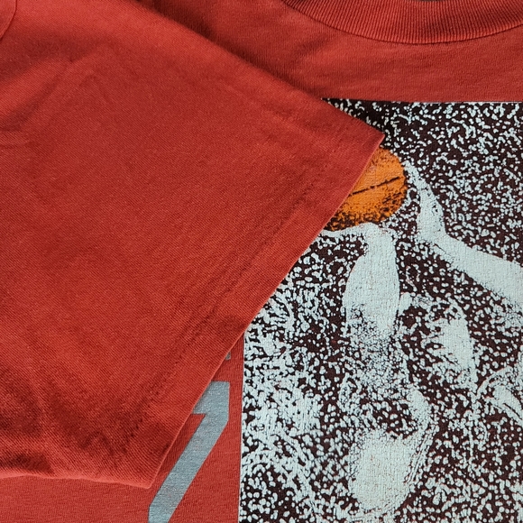 Vintage NCAA 1991 Final Four UNLV Runnin' Rebels Shirt Red XL Las Vegas USA MADE - Picture 5 of 9